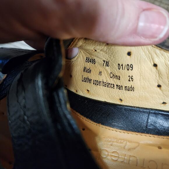 Pre-owned Clarks Unstructured Galley black size 7 SHLF - Picture 10 of 10